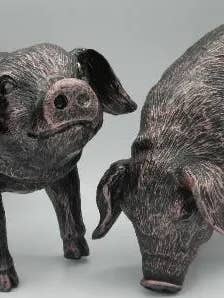 New Bronze Pig Down for wholesale by ABitQuackers