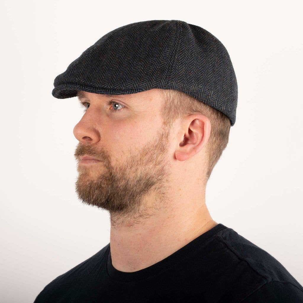 Eurostick – Engroshandel Flat cap - Herre – Sildeben Tweed Panel Flad Cap7
