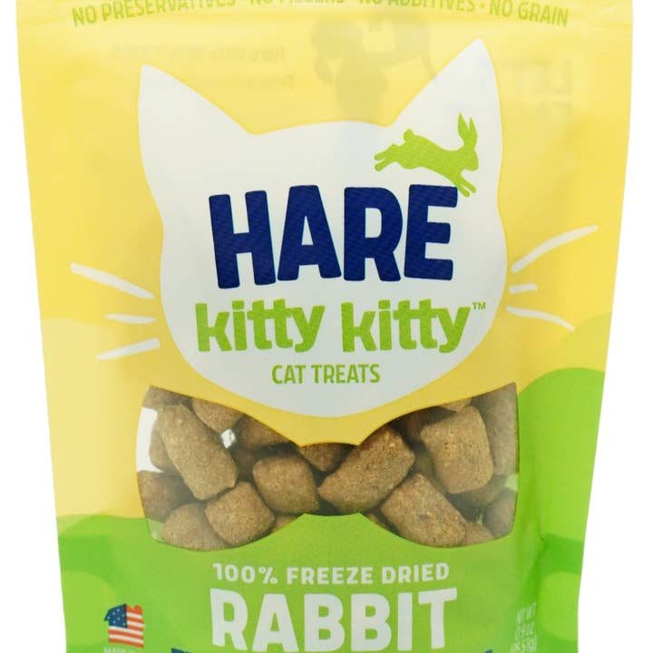 Kitty Kitty Hare Freeze Dried Rabbit Treat .9oz for wholesale by Pet Palette Distribution