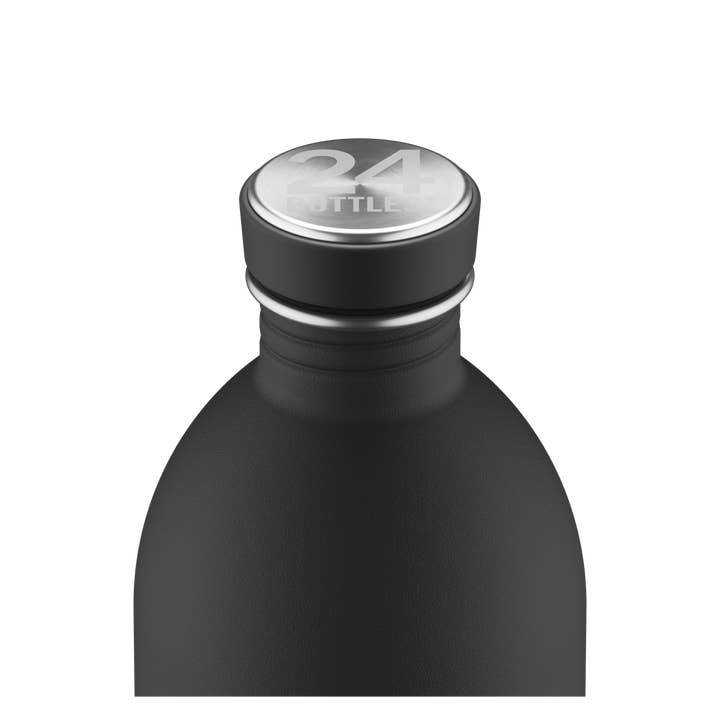 24Bottles - Wholesale Water Bottle - Urban Bottle | Tuxedo Black - 1000 ml1