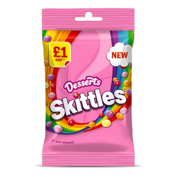 Pops Distro Inc - Wholesale Hard Candy - Skittles Vegan Sweets Dessert (100g) (UK) 6-Pack