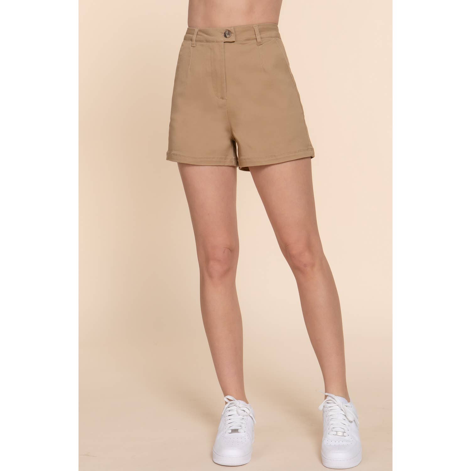 Apolline - Wholesale Shorts - Women's - HIGH WAIST SIDE POCKET STRETCH SHORTS9