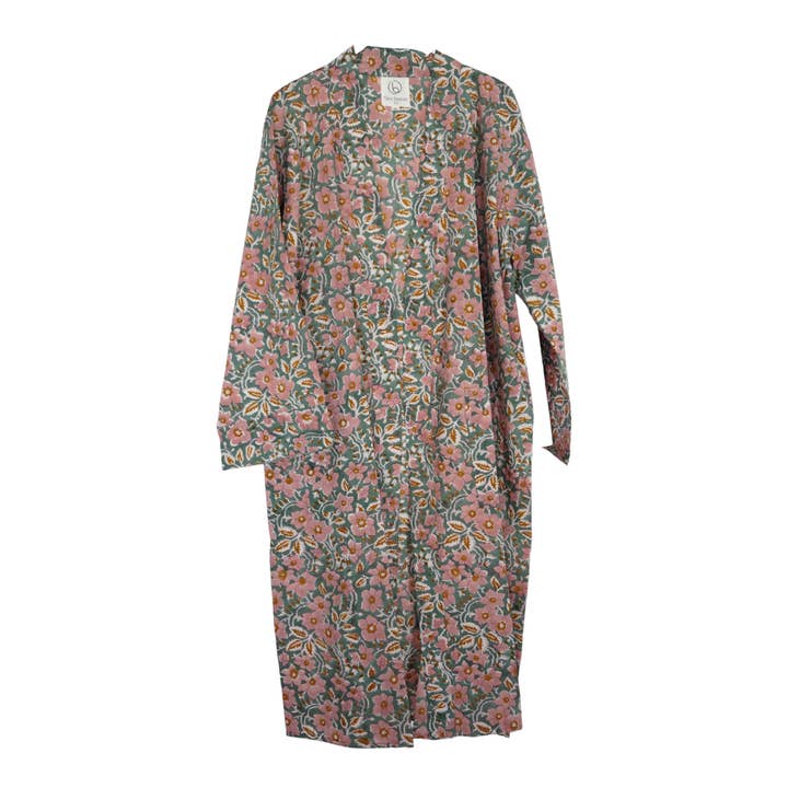 Claire Beaugrand - Wholesale Kimono - Women's - "Summer" floral print cotton kimono