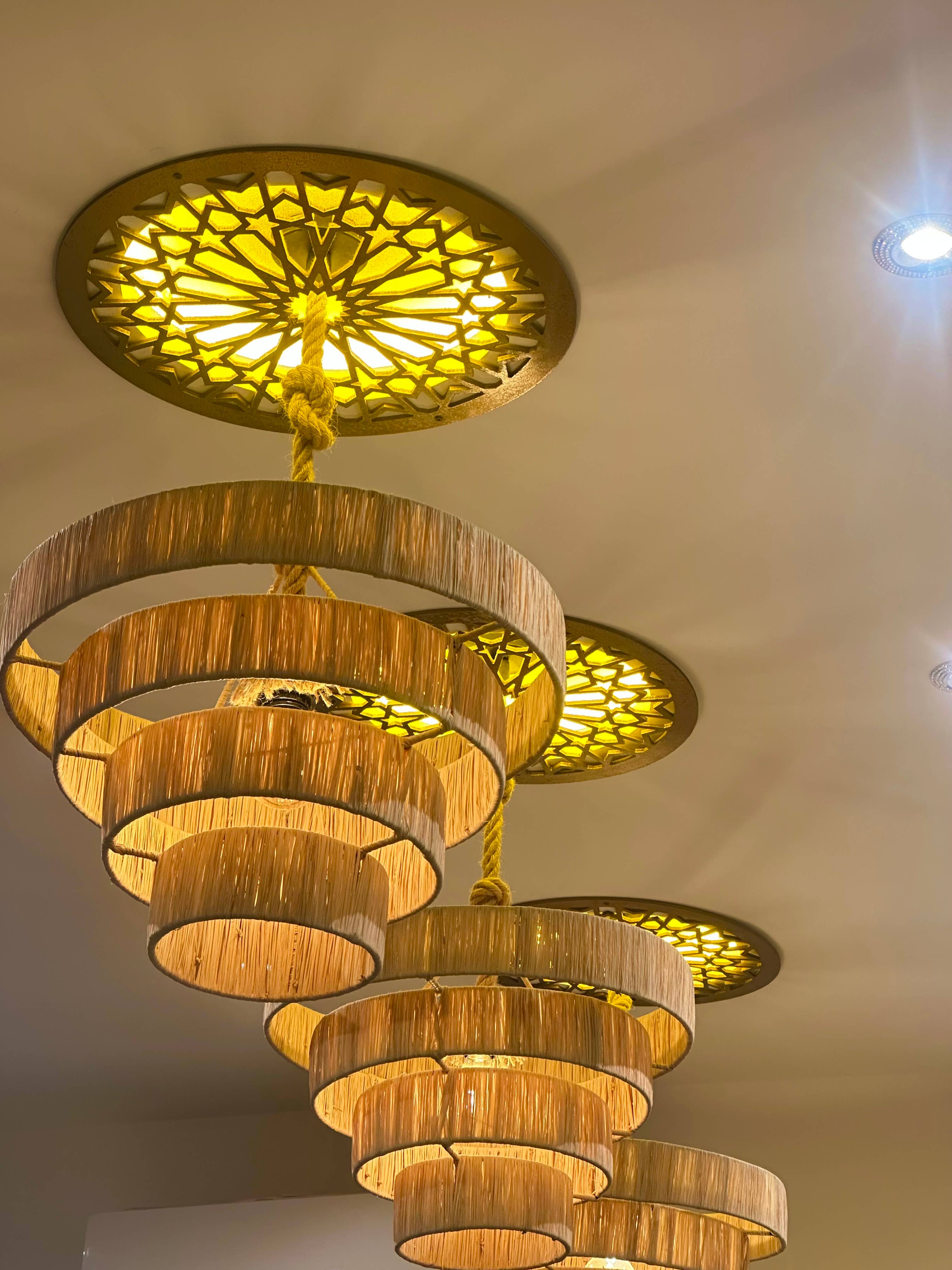 Mikwi - Wholesale Lamp Shade - MOROCCAN LAMPSHADE HANDMADE in Raffia, Wicker Shade  10