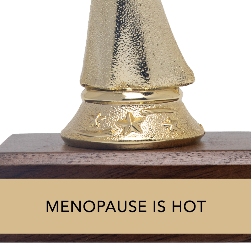 Jenni Earle - Wholesale Decorative Figurine - Gift Trophy - "MENOPAUSE IS HOT"1