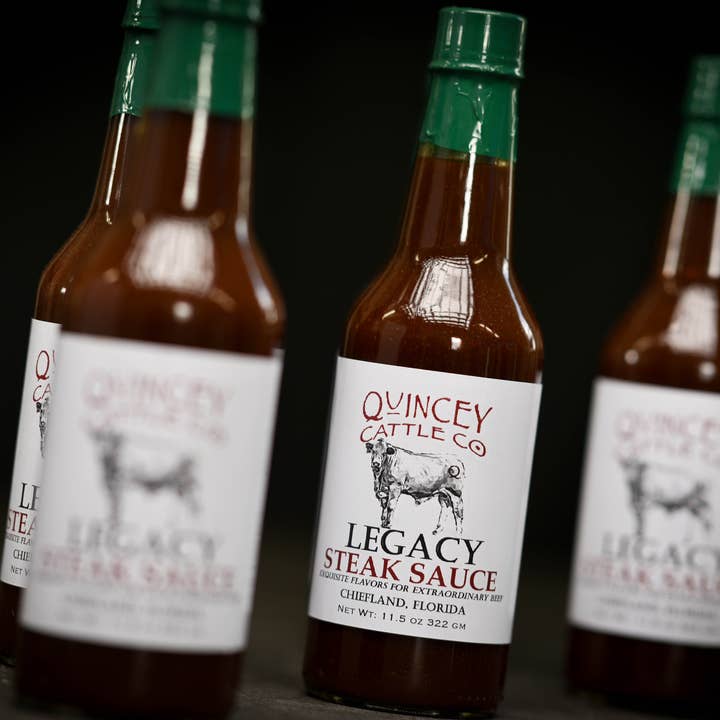 Quincey Cattle Beef - Wholesale Sauce - Quincey Cattle Steak Sauce 11.5 oz1
