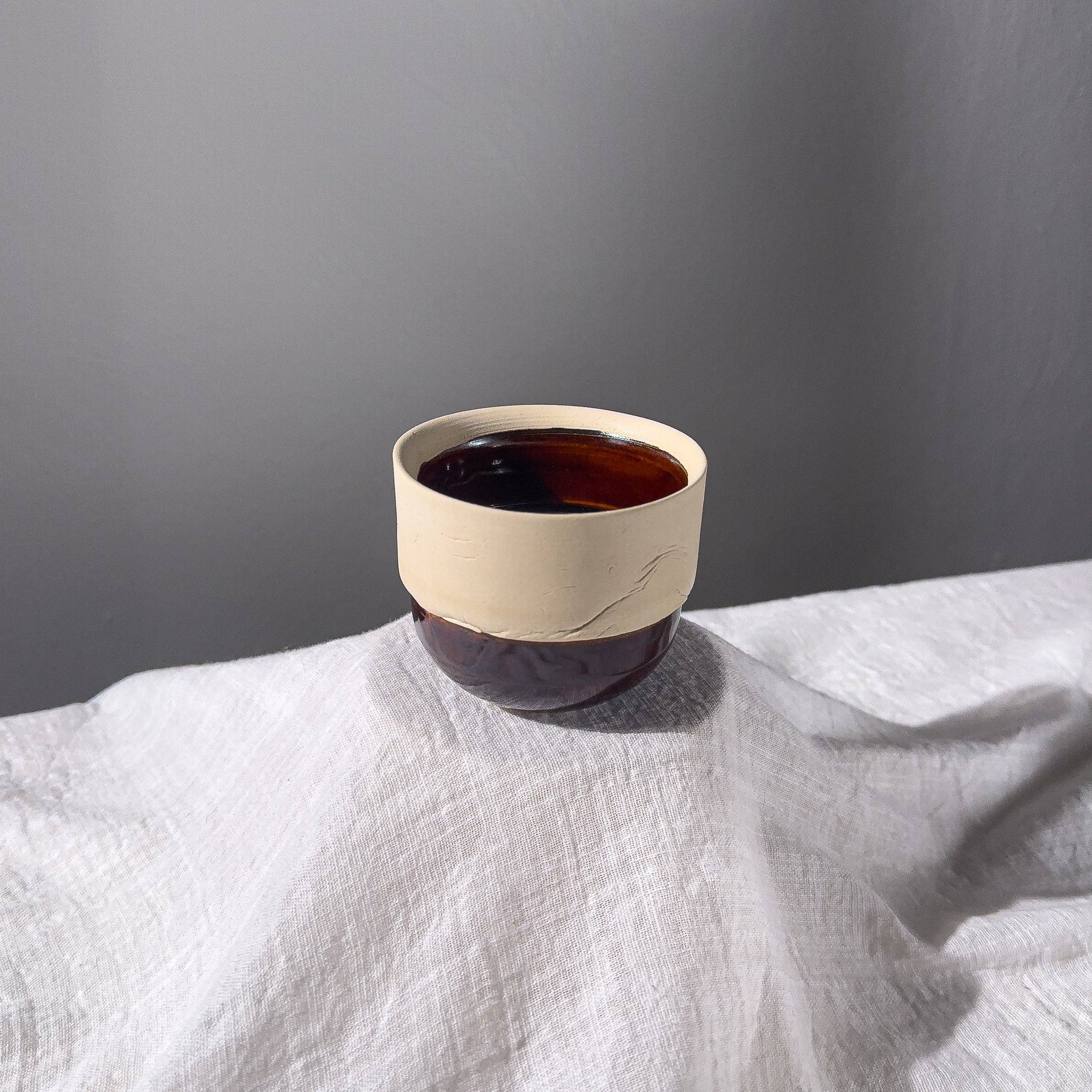 DEEP BLACK - Wholesale Coffee/Tea Cup - Cappuccino Cup0