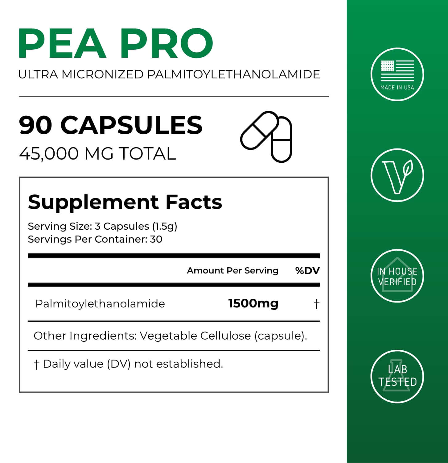 Neurogan Health - Wholesale Oral Supplement/Vitamin - PEA Pro Capsules1