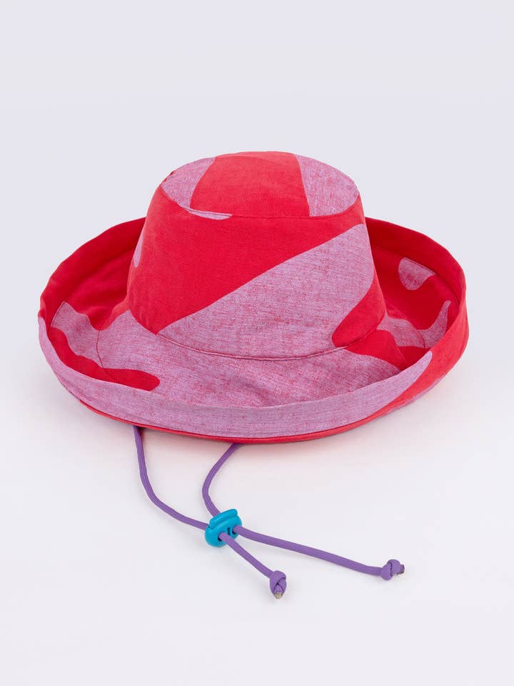 Amorette Splat Sun Hat for wholesale by Mokuyobi
