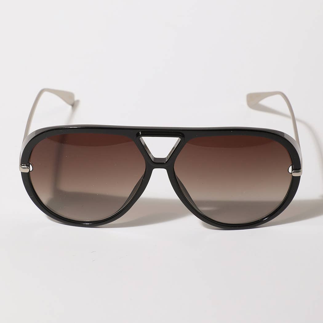  ASSORTED COLOR Tinted Lenses Retro Aviator Sunglasses for wholesale on Faire4