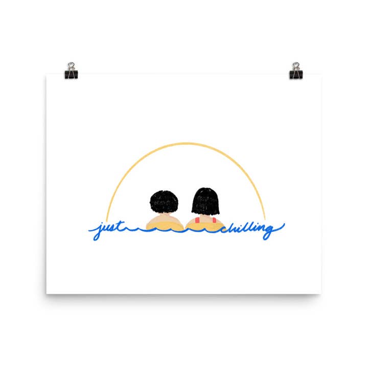 Affiche Just Chilling pour la vente par Akimiro Studio