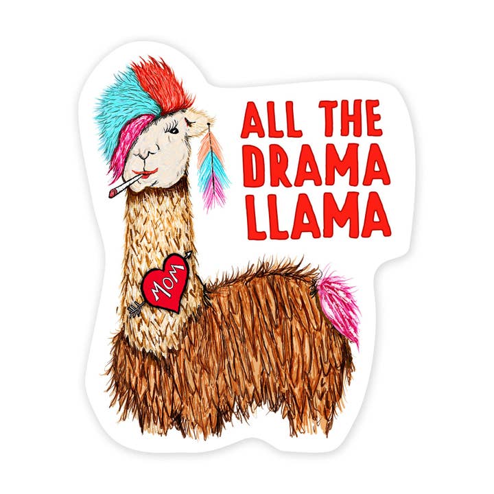 Nice Enough Stickers - Wholesale Sticker - Drama Llama - Mini Sticker