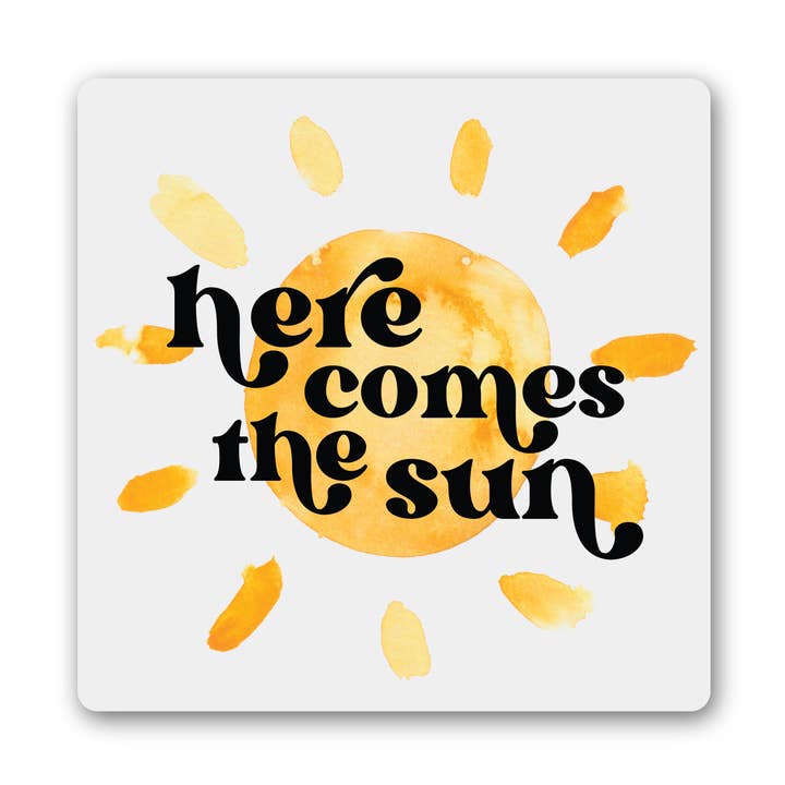 Here Comes The Sun Magnet for wholesale by Knotty Design Co.