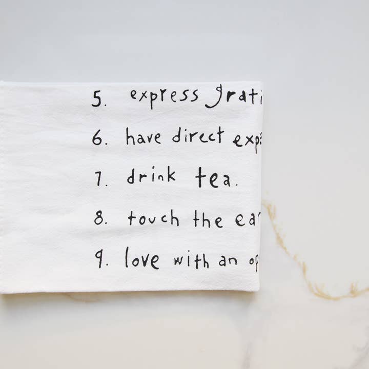 Fodory - Wholesale Dinner & Cloth Napkin - To Do List Napkin