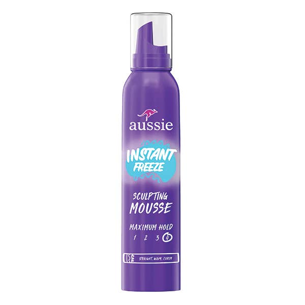 Aussie Instant Freeze Sculpting Mousse, Maximum Hold, 6oz for wholesale by Majestic Wholesale