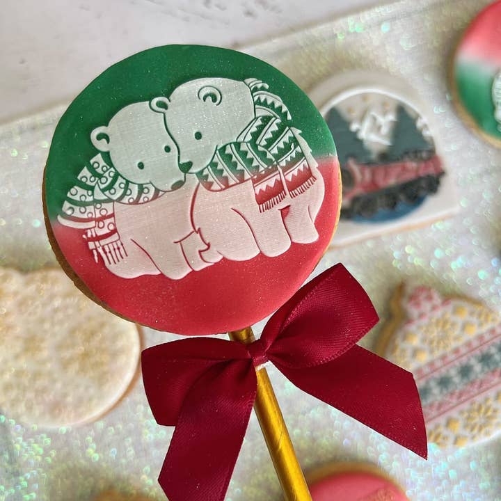 Welshcrafter Design – wholesale Biscuit cutter – Cookie Embosser Stamp. Cupcakes. Icing Debosser. Christmas