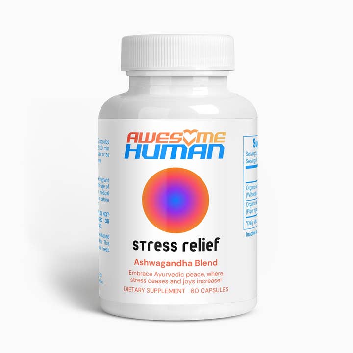 Soulagement du stress | Mélange d'ashwagandha pour la vente par Awesome Human