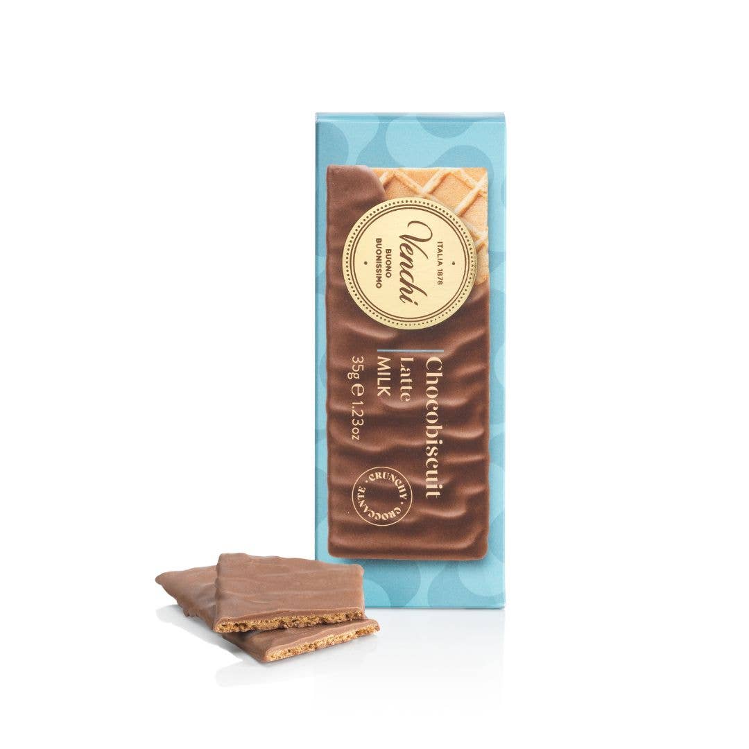 Venchi - Wholesale Chocolate Bar - ChocoBiscuit Wafer Snack Bar - Italian Gourmet Chocolate 1