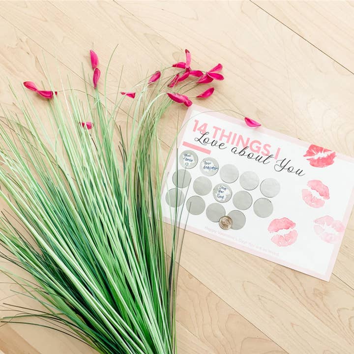 Woodbe Co - Vente Cartes de Saint-Valentin - Les 14 choses que j'aime chez toi pour la Saint-Valentin2