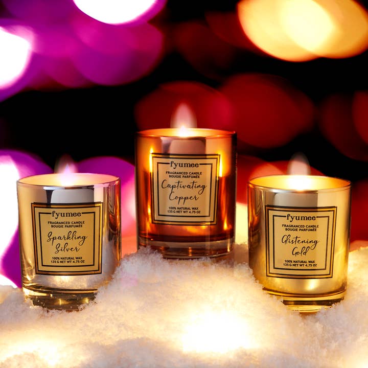 Essentials, luksus sojalys med vaniljeduft, gavesæt med 3 stk. for engroshandel hos Fyumee