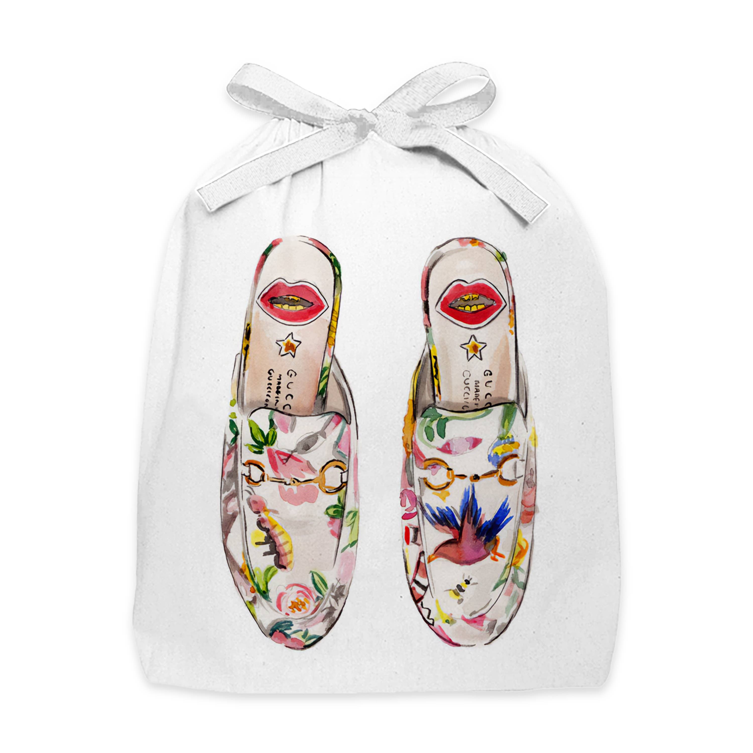 Toss Designs - Wholesale Drawstring Bag - Women's - Pack Your Bags - Floral Slides0