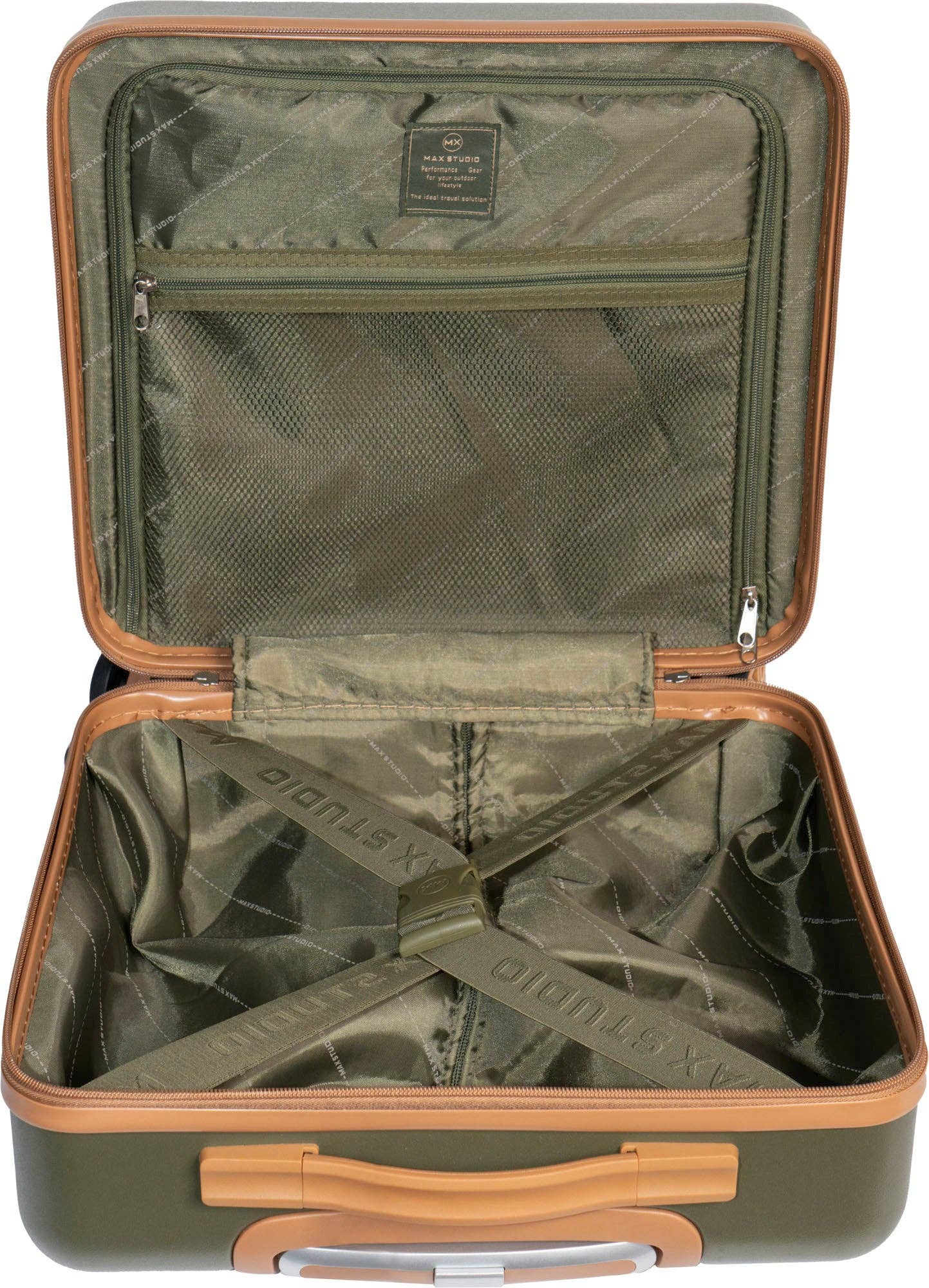  OLIVE Max Studio ABS 3-Piece Hard Sided The Lisbon Luggage Set for wholesale on Faire13