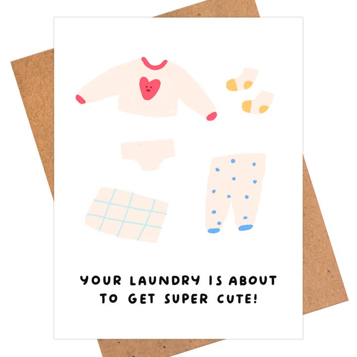 New Parents Card - Cute Greeting Card for wholesale by iej studio