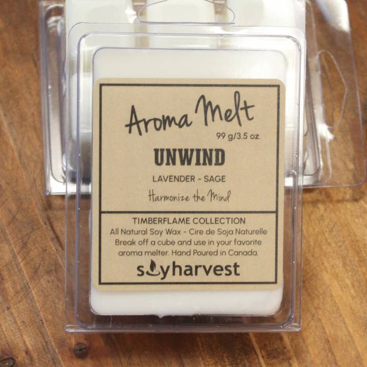 Unwind Aroma Melt for wholesale by Soy Harvest Candles