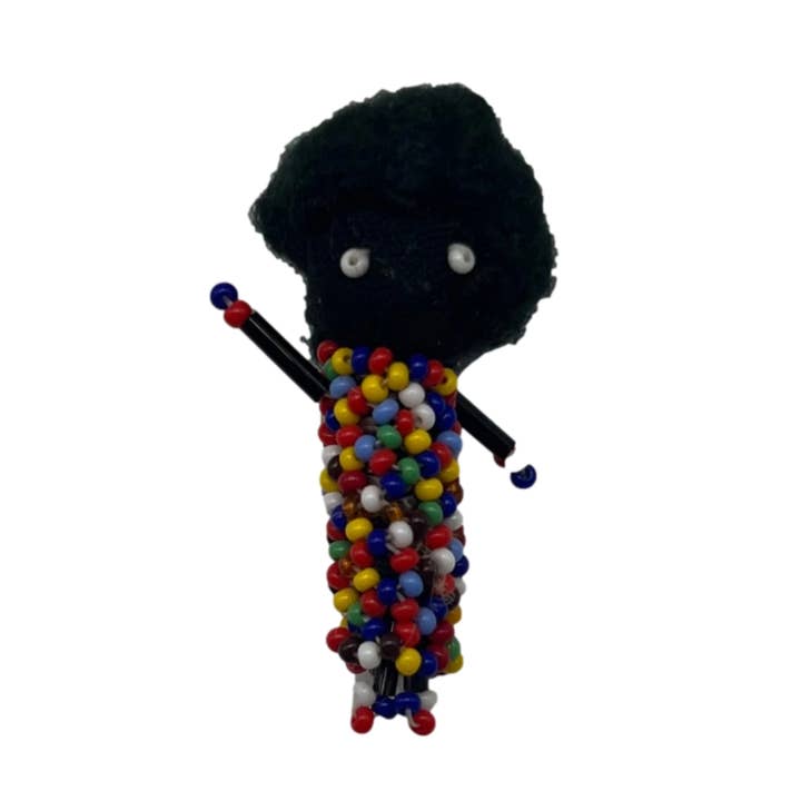Handcrafted Gladys Beaded Little Traveller Pin for wholesale by UNTIL THERES A CURE FOUNDATION