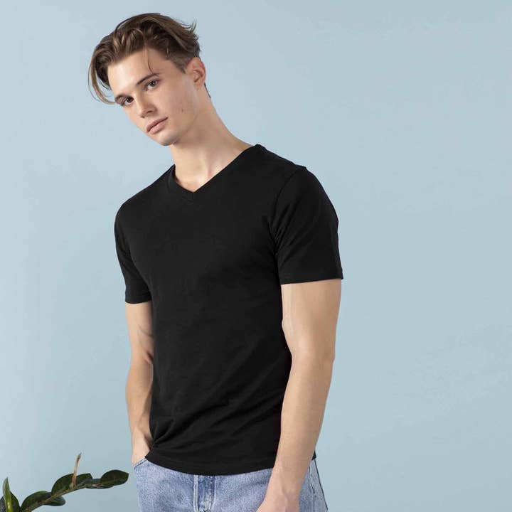 Easy BIO - Wholesale T-Shirt - Men's - V-NECK T-SHIRT