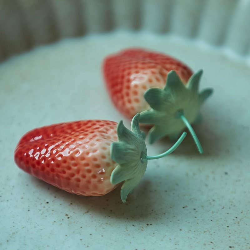 Gohobi （We cover U.S. import duties） – wholesale Decorative tabletop object – Gohobi Handmade Strawberry Cherry Tomato Fruit Ornament12