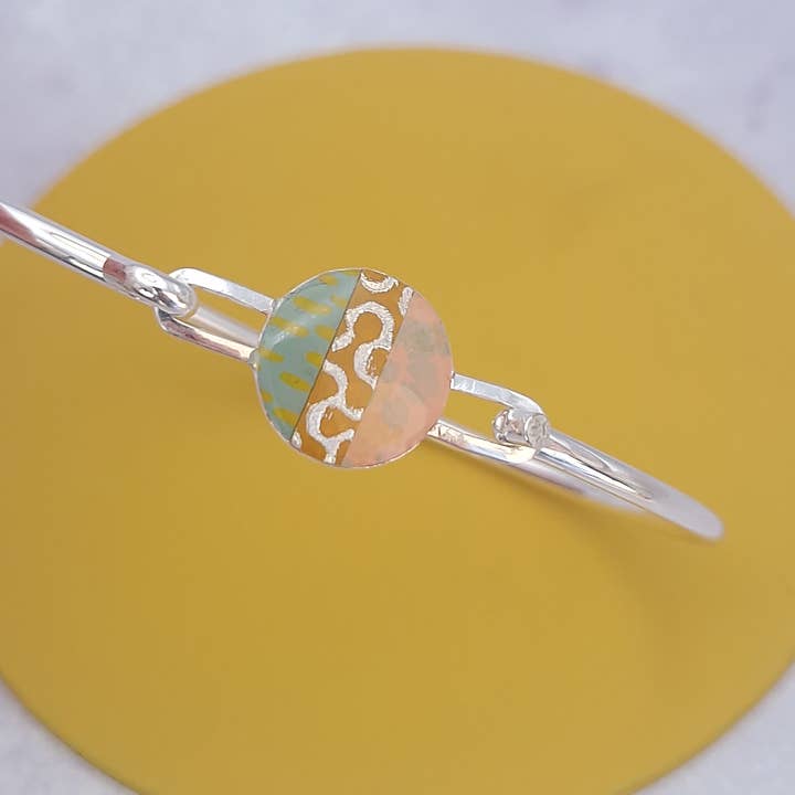 Bangle - Peach Melba for wholesale by Circle & Dash