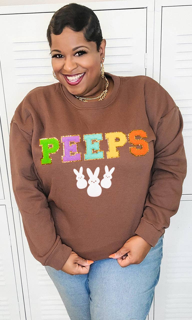 Sugar Stitch - Wholesale Sweatshirt - Women's - Peeps Ideal Chenille Sweatshirt3