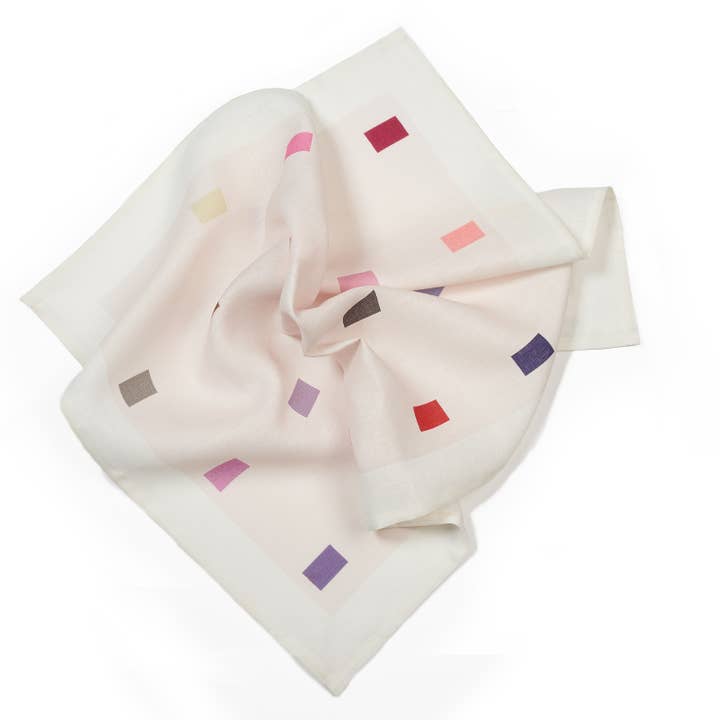 Hellen van Berkel HeartMadePrints - Wholesale Tea Towel - block pink tea towel 100% bio linen