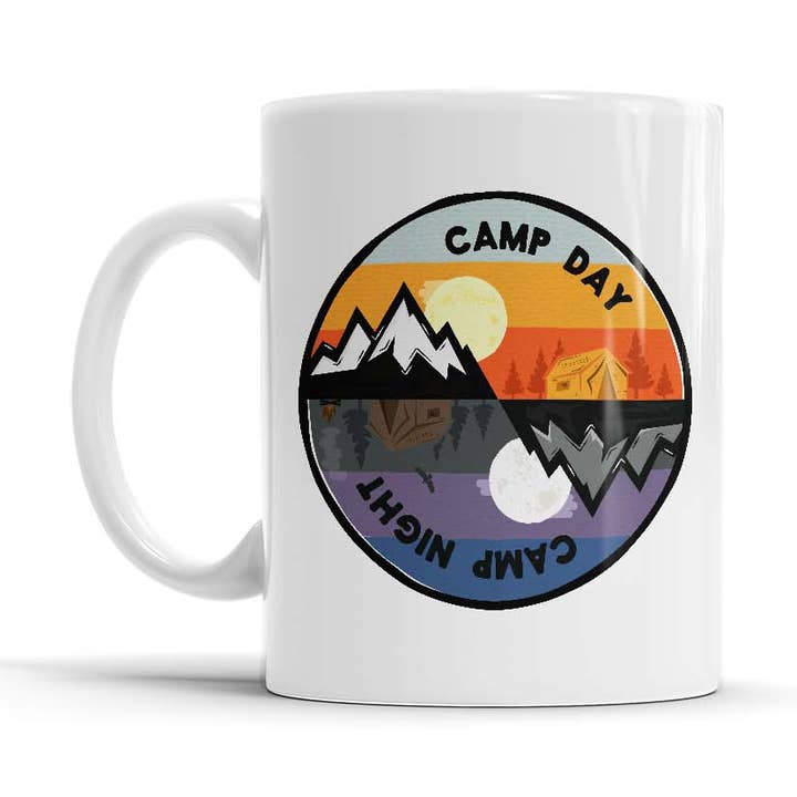 Camp Day Camp Night Becher für den Großhandel von American Brand Studio
