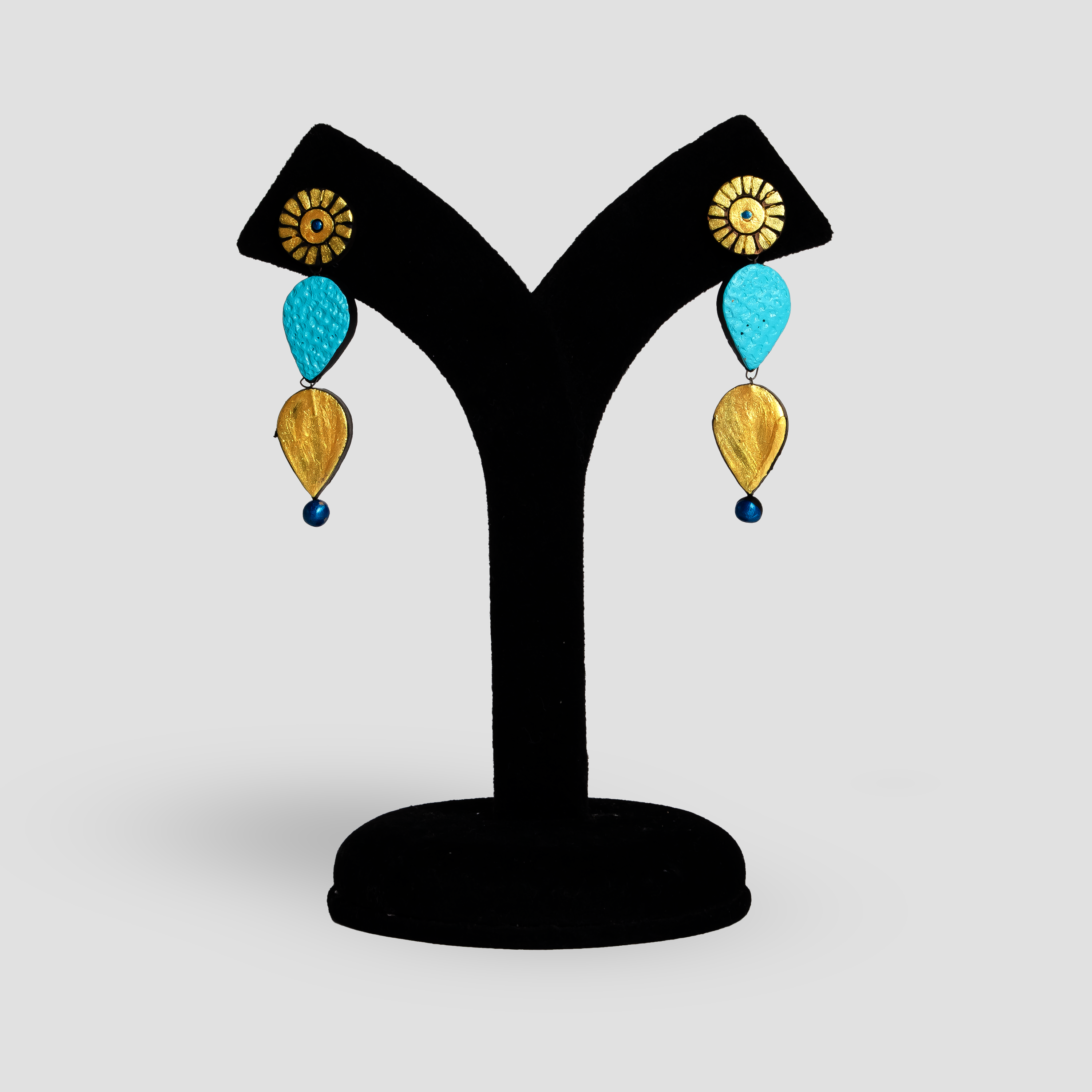 House of Kraft - Wholesale Jewelry Set - Water Droplet Jewelry Set | Clay Jewelry | Purple Jewelry32