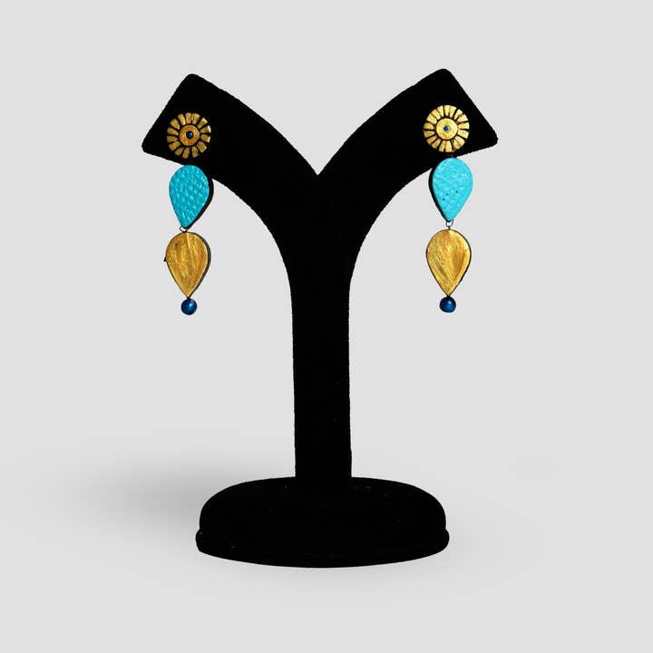 House of Kraft - Wholesale Jewelry Set - Water Droplet Jewelry Set | Clay Jewelry | Purple Jewelry32