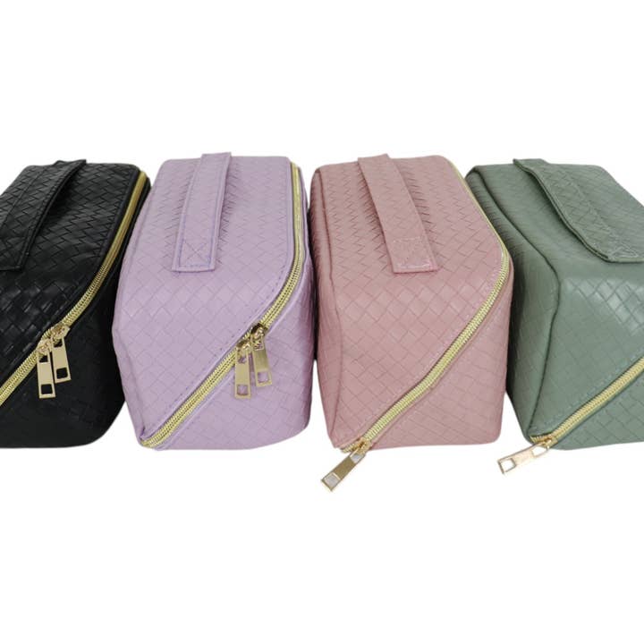 ASSORTED Makeup Pouch Travel Bag JB5526-2. (12PC) for wholesale on Faire8