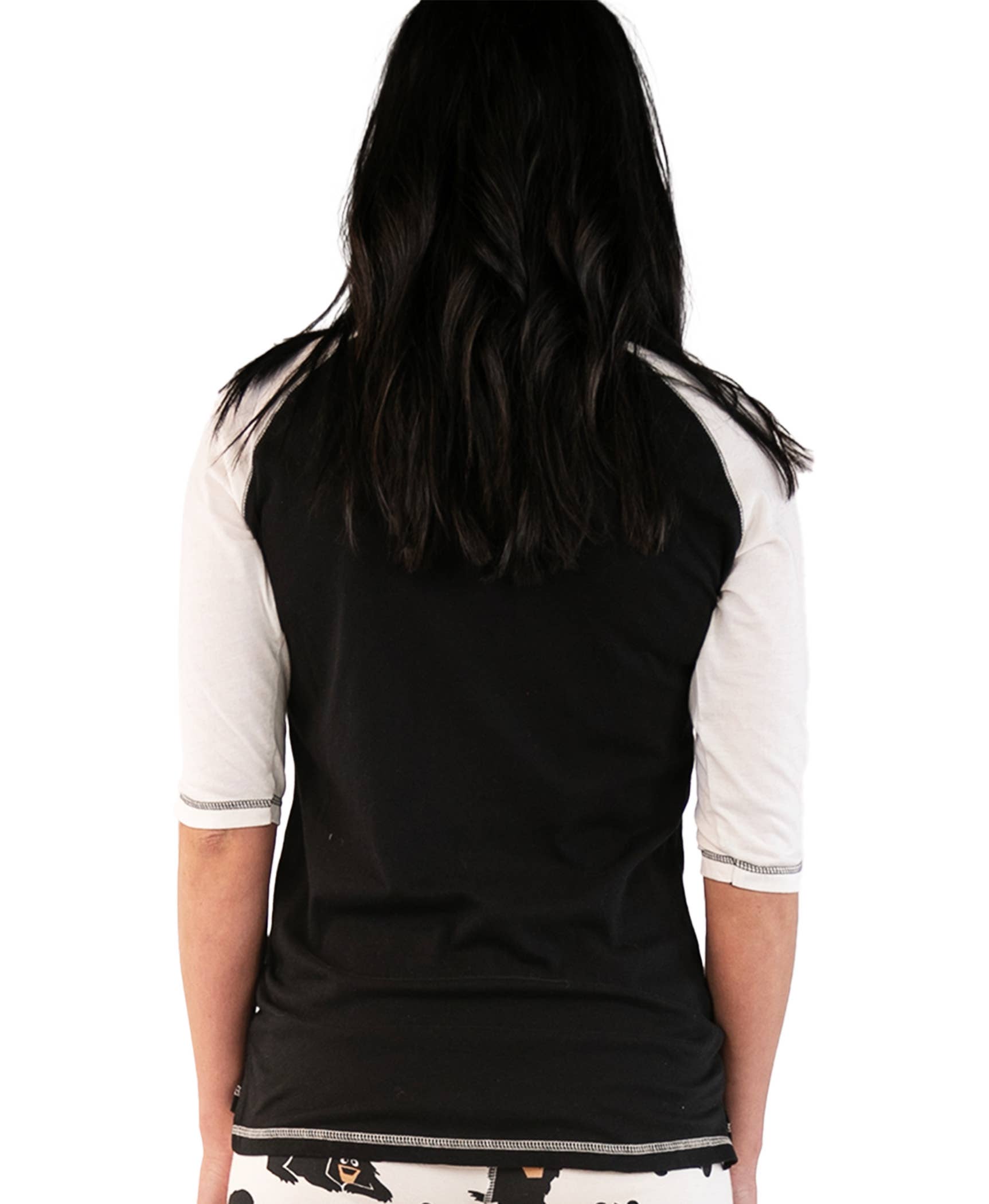 Lazy One - Vente Haut de pyjama – femme - T-shirt long de pyjama pour femme Mama Bear3