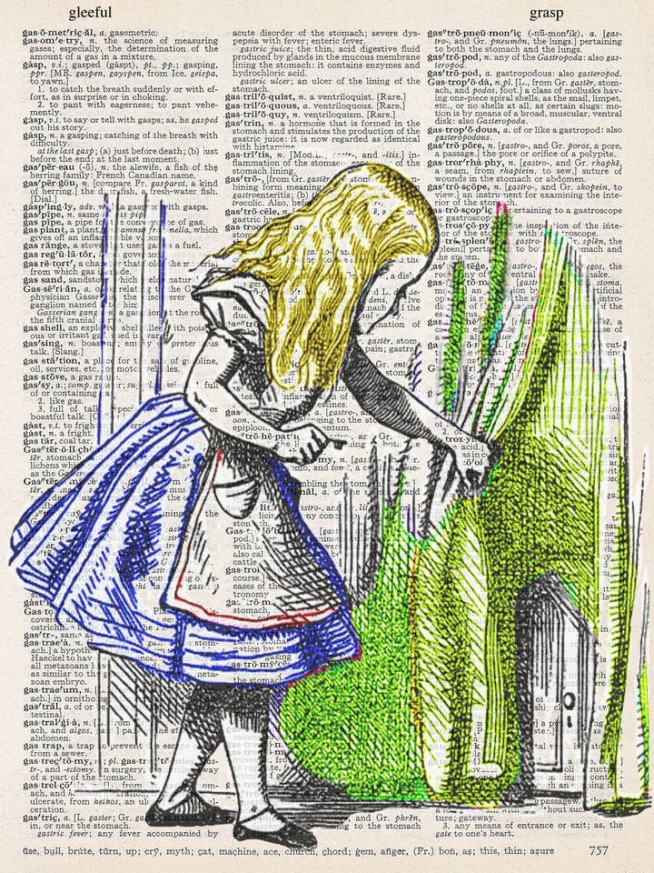 STAMPA ALICE DOOR per la vendita all'ingrosso da parte di ARTNWORDZ LLC