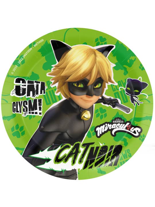 8 Teller 23 cm Cat Noir für den Großhandel von Fiestora