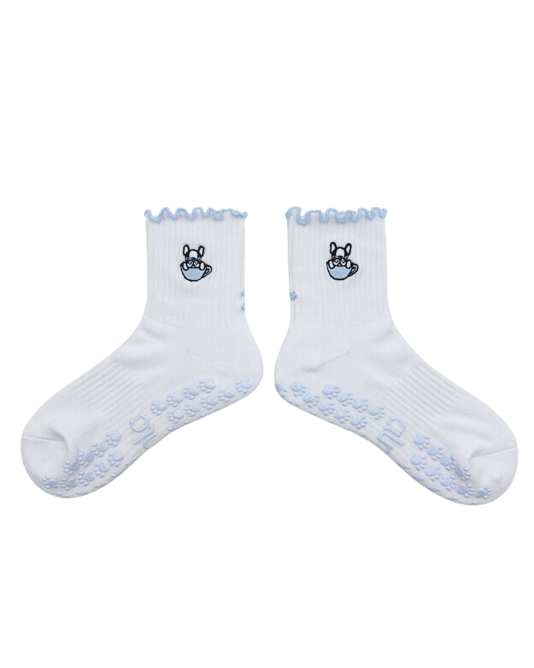 Almla Active - Wholesale Socks - Women's - Frenchie Dog Mom Pilates Grips Socks4