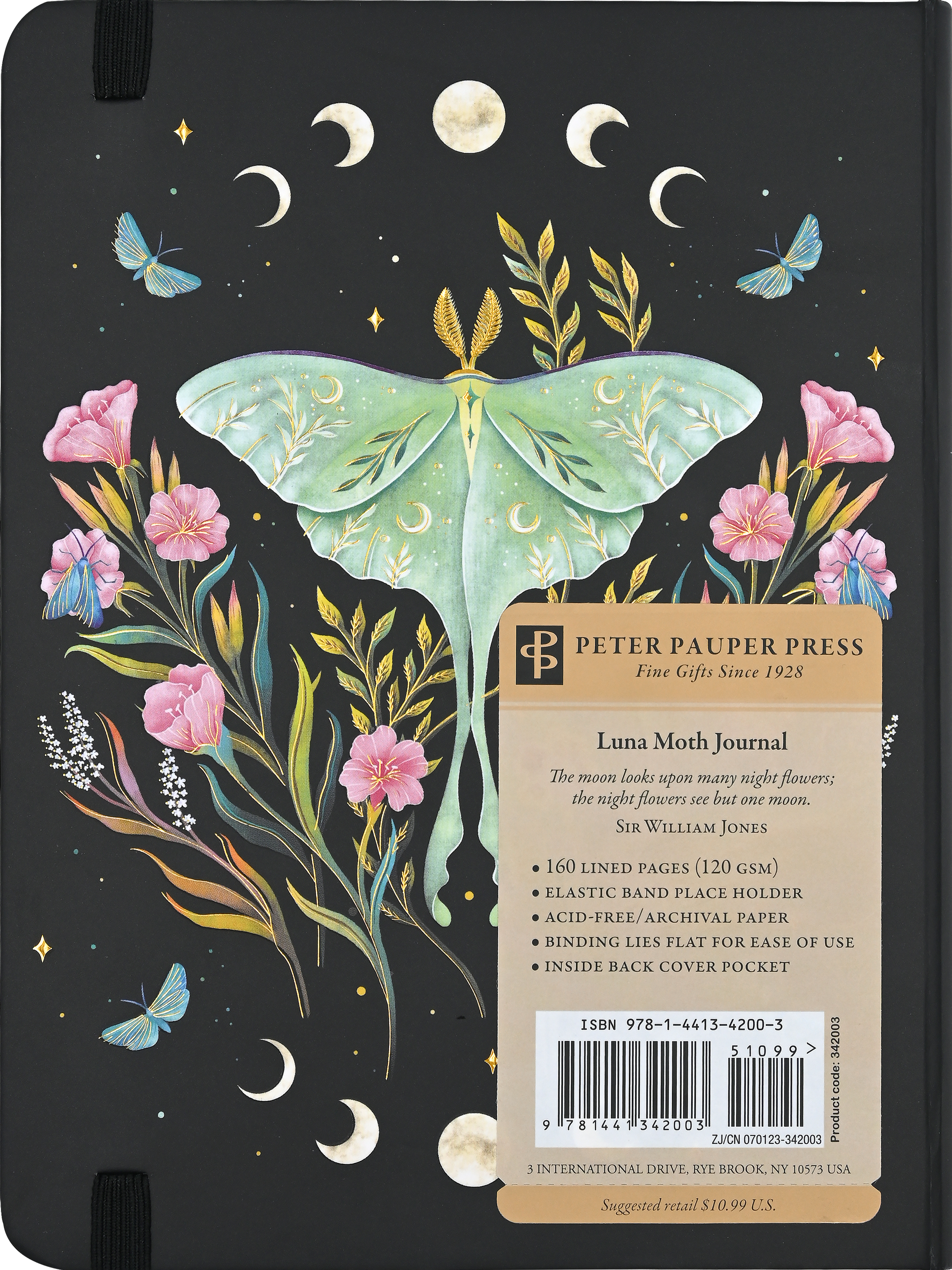 Peter Pauper Press - Wholesale Journal/Diary - Luna Moth Journal2
