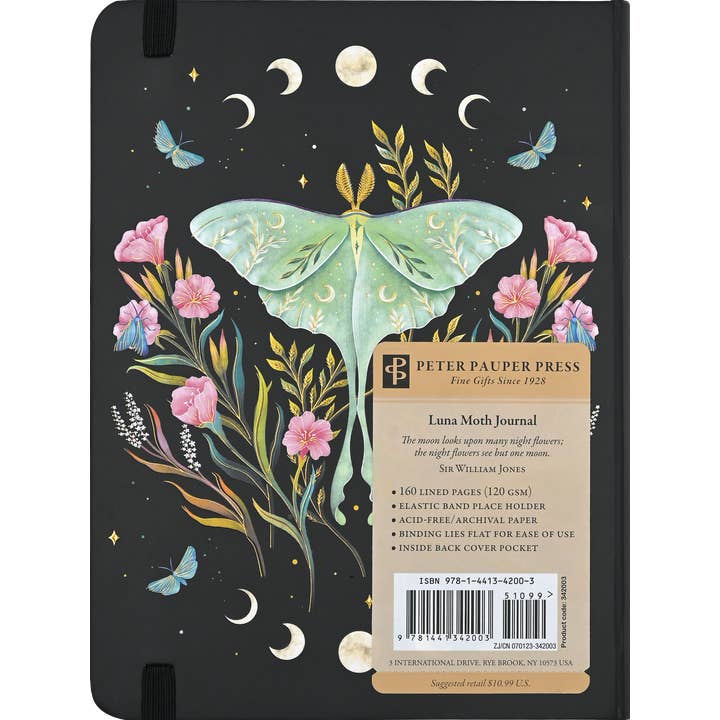 Peter Pauper Press - Wholesale Journal/Diary - Luna Moth Journal2