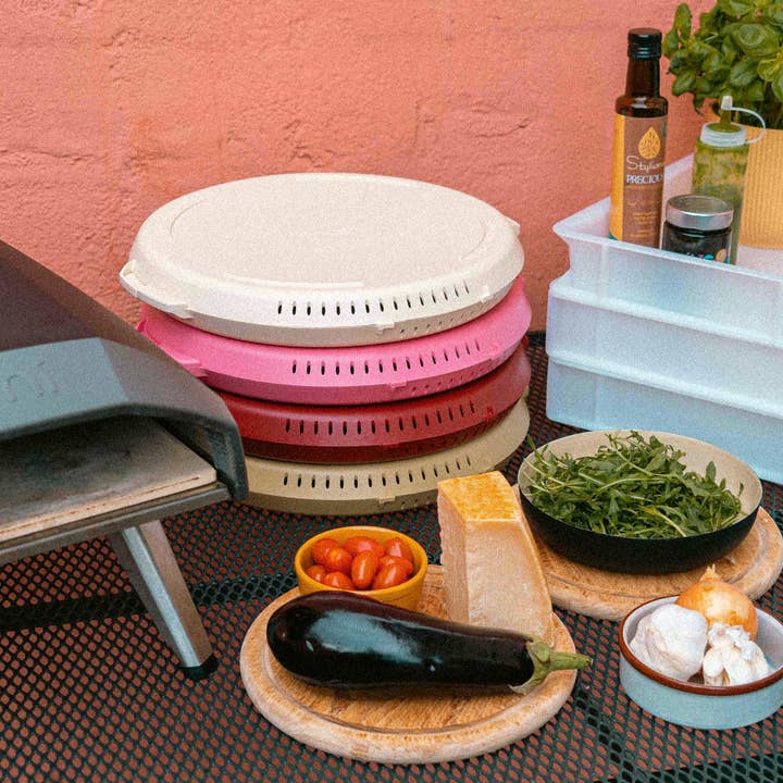 PIZZycle - Wholesale Food Storage Container - PIZZycle - reusable zero waste pizza box - olive2