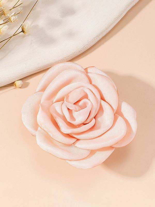 VividLux - Wholesale Brooch - Solid Color Three-Dimensional Flower Brooch Accessories12