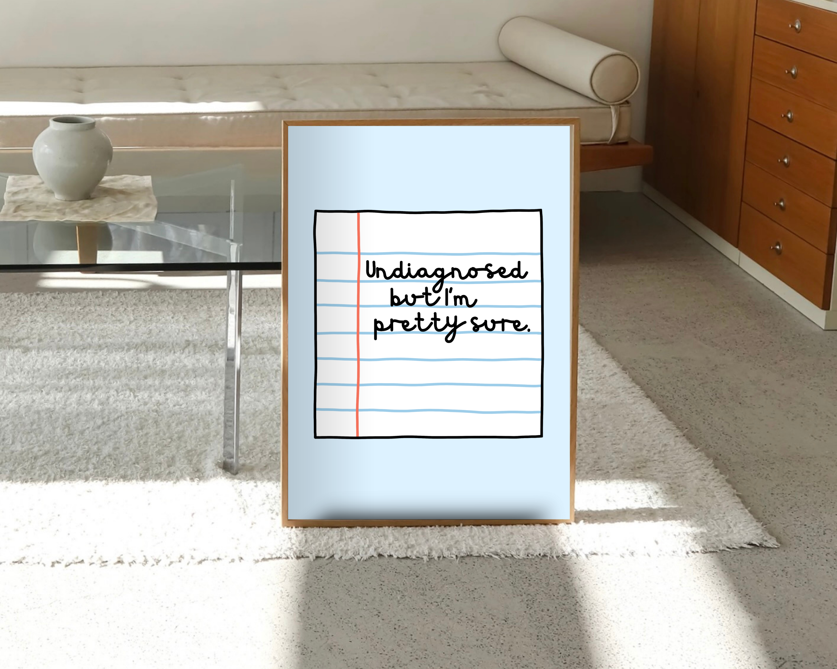 Olive Street Collective - Wholesale Art Print - Undiagnosed But I'm Pretty Sure Print10