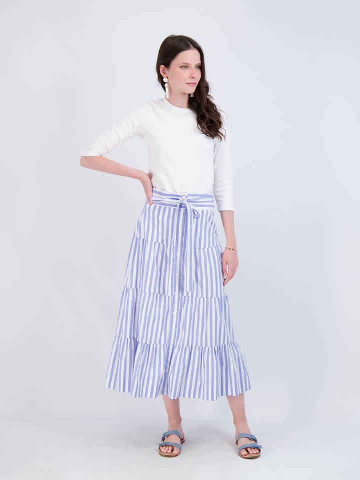 Hush.Shop - Venta al por mayor Jersey corto de punto - Mujer - Camiseta Básica de Cuello Redondo de Canalé 24/71