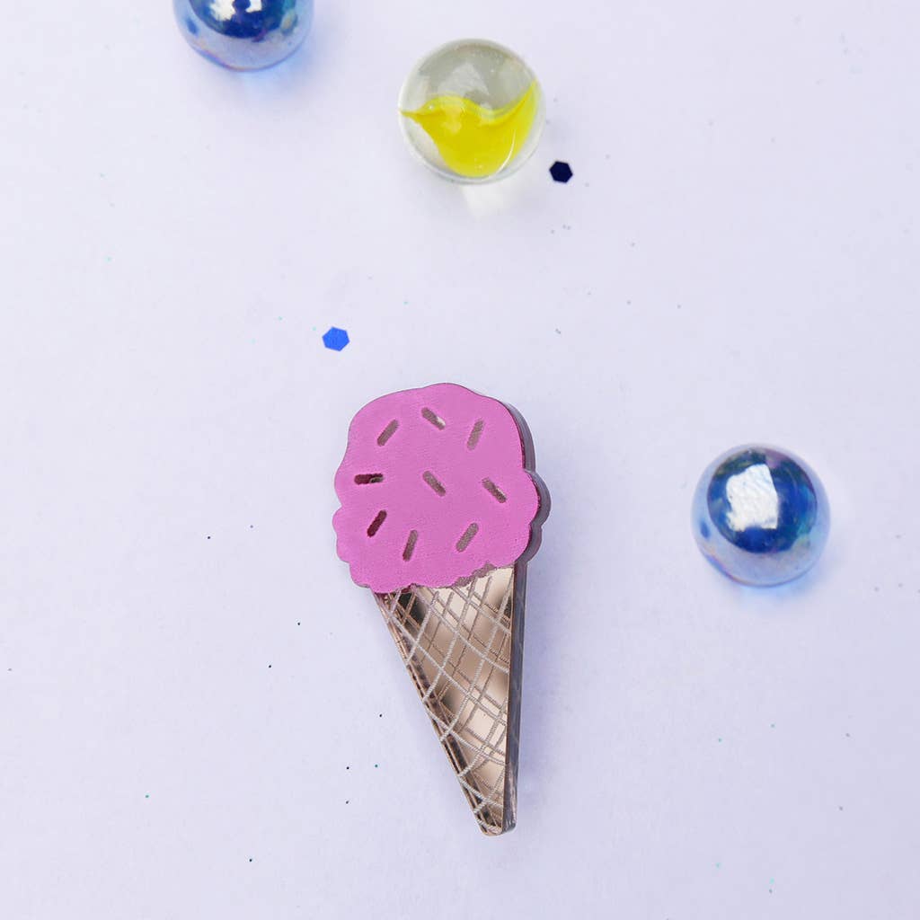 BiCA-Good Morning Design - Wholesale Brooch - GELATO PIN, hand-painted, made in Italy1