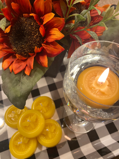 Thy Will Bee Done Apiary - Wholesale Tea Light Candles - Beeswax Tea Light Candles, Natural Tealight, Floating Candle4